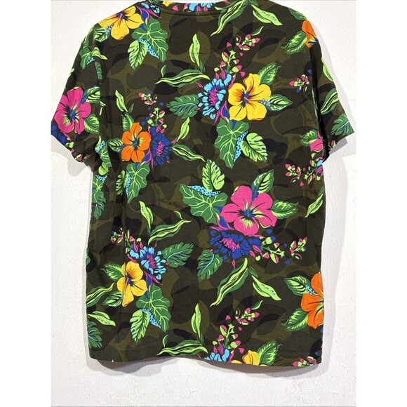 Men’s Polo Ralph Lauren All Around Print Camouflage Hawaiian T-Shirt Size Medium - Picture 6 of 6